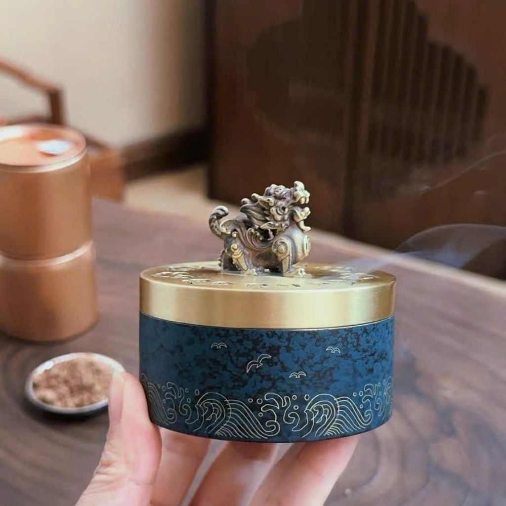  Lư Xông Trầm Đồng Pháp Lam Cao Cấp BKMECN-9745 