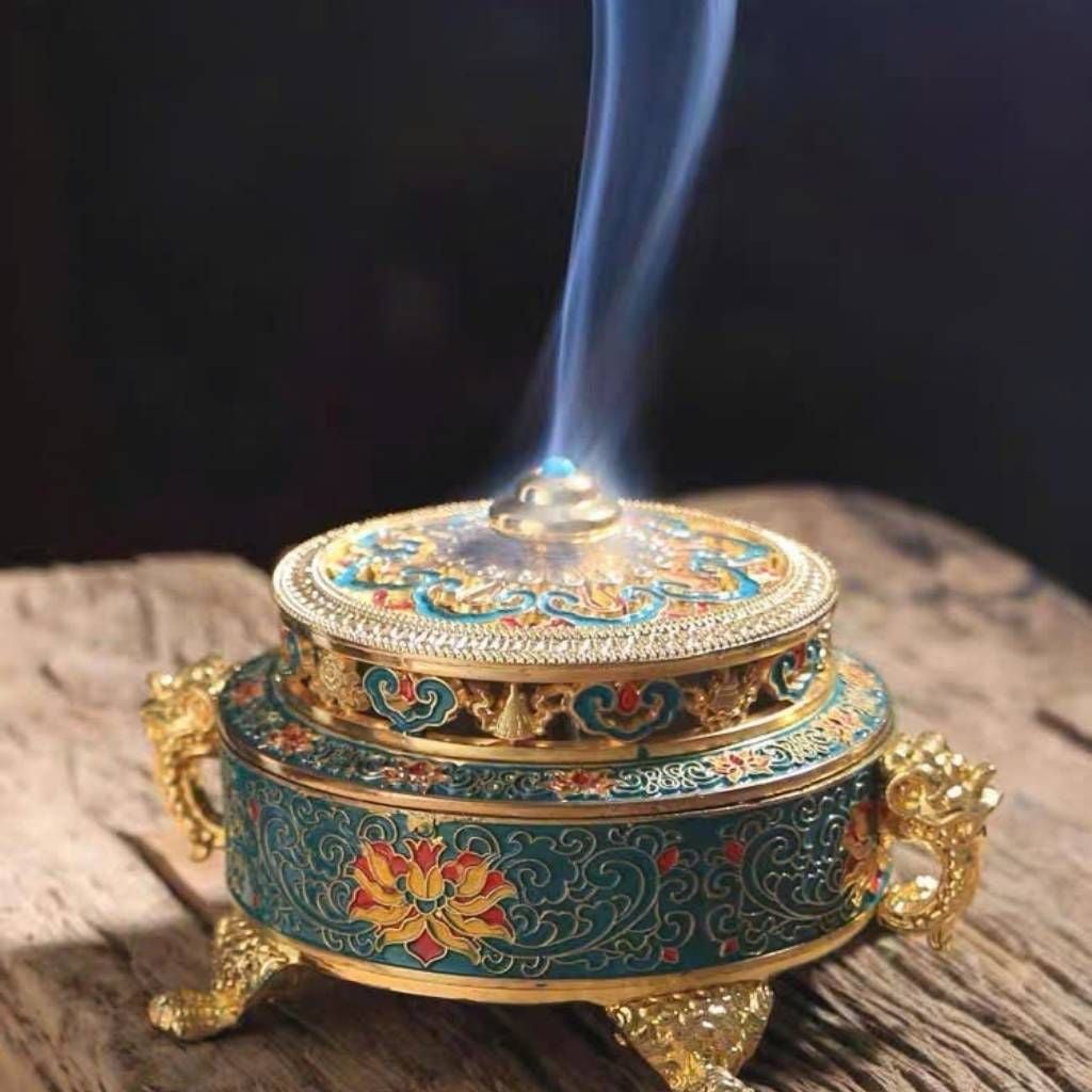  Lư Xông Trầm Đồng Pháp Lam Cao Cấp BKMECN-9746 