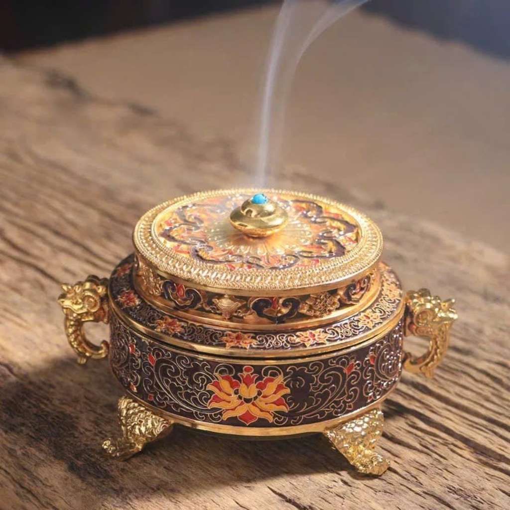  Lư Xông Trầm Đồng Pháp Lam Cao Cấp BKMECN-9746 