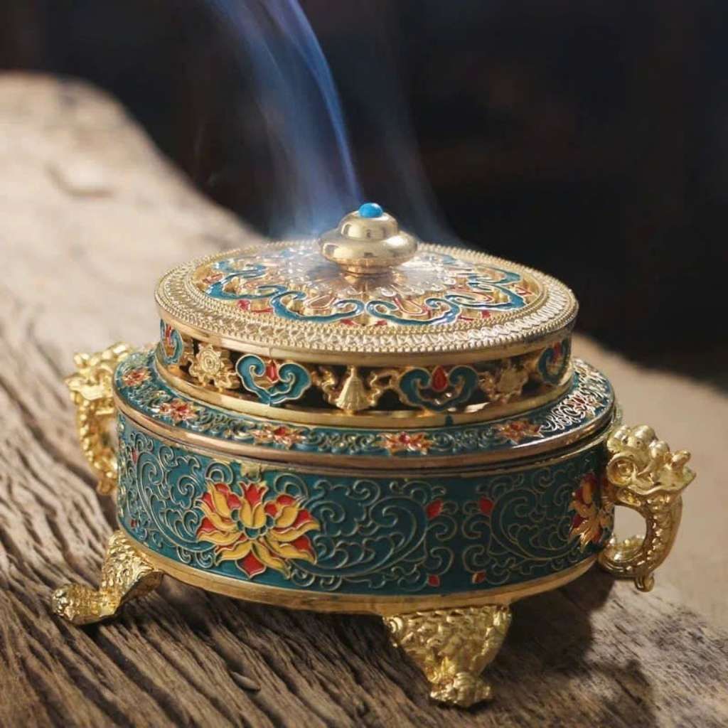  Lư Xông Trầm Đồng Pháp Lam Cao Cấp BKMECN-9746 