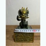  Ấn Triện Rồng Như Ý Bằng Đồng Cũ BKMECN-9751 