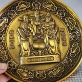  Đĩa Đồng Ngũ Lộ Thần Tài Cao Cấp BKMECN-9753 