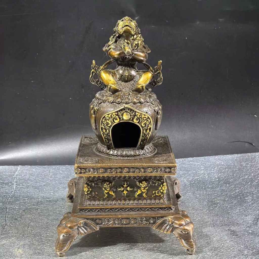  Lư Xông Trầm Hương Đồng Cũ Độc Đáo BKMECN-9755 