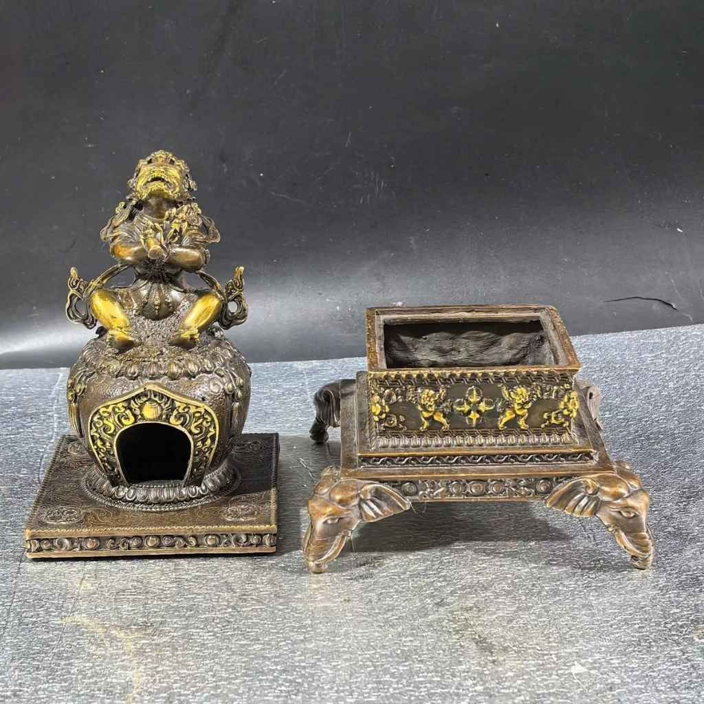  Lư Xông Trầm Hương Đồng Cũ Độc Đáo BKMECN-9755 