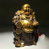  Tượng Phật Di Lặc Bằng Đồng Xưa ĐẹpBKMECN-9758 