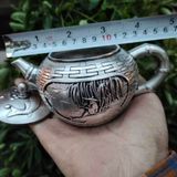  Ấm Đồng Mạ Bạc Sưu Tầm Tinh Xảo BKMECN-9763 