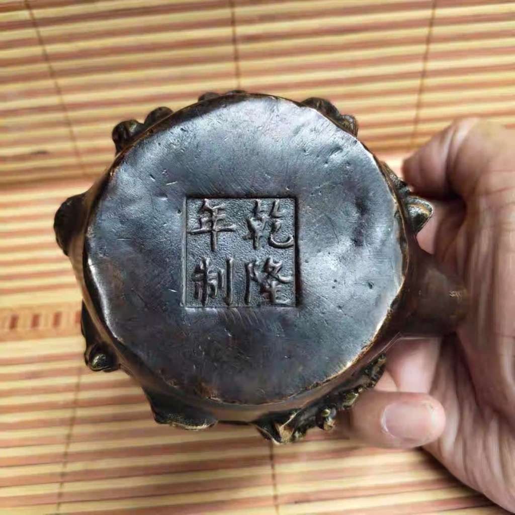  Ấm Đồng Bát Tiên Quá Hải Sưu Tầm BKMECN-9764 
