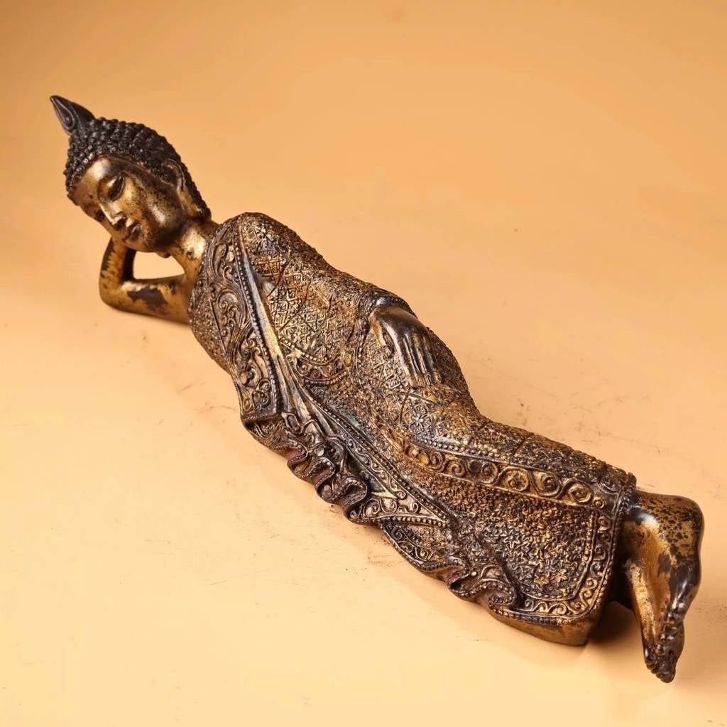  Tượng Phật Thích Ca Nhập Niết Bàn Bằng Đồng BKMECN-9770 