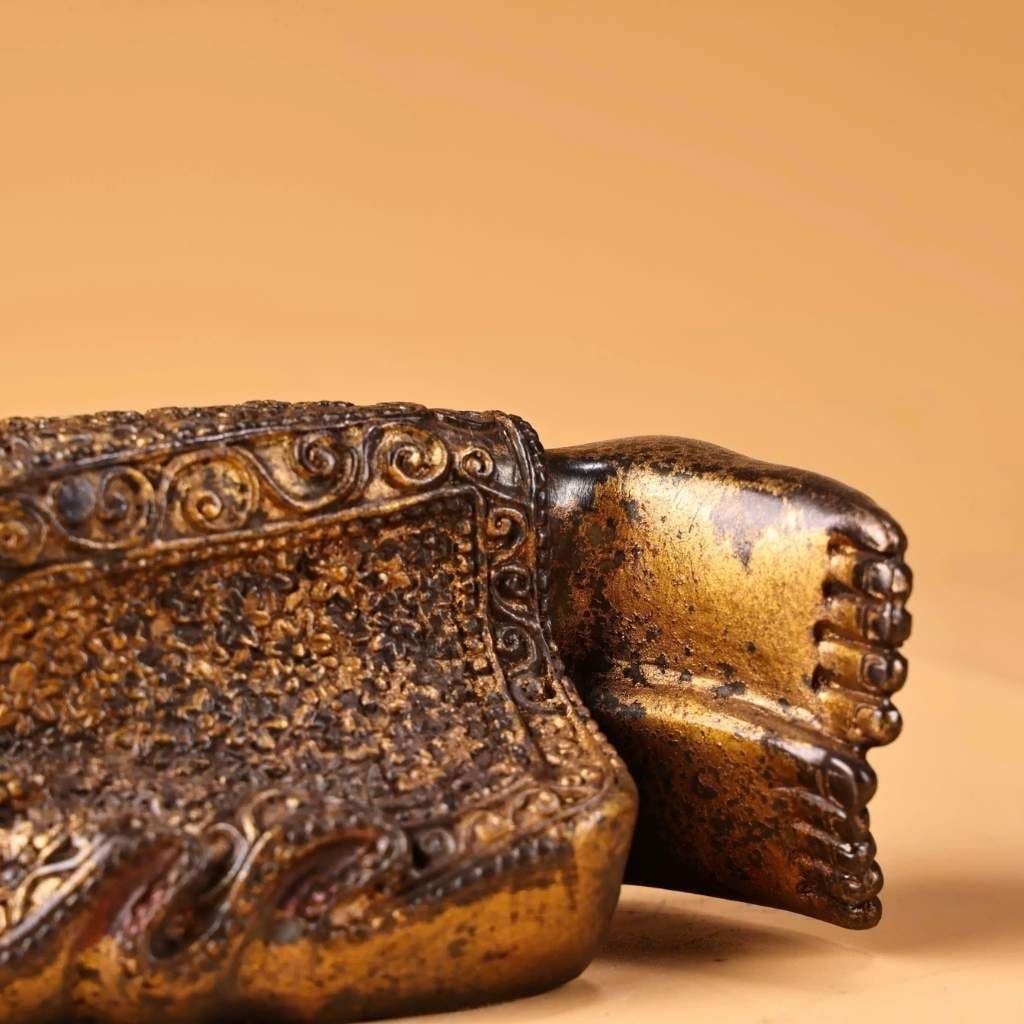  Tượng Phật Thích Ca Nhập Niết Bàn Bằng Đồng BKMECN-9770 