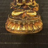  Tượng Phật Quan Âm Tứ Thủ Mạ Vàng Cổ BKMECN-9776 