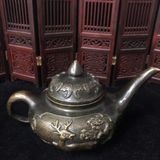  Ấm Đồng Phong Thủy Chạm Khắc Hươu Nai Rồng BKMECN-9780 