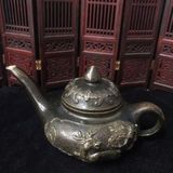  Ấm Đồng Phong Thủy Chạm Khắc Hươu Nai Rồng BKMECN-9780 