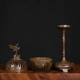  Lư Hương Đồng Hạc Bay Sưu Tầm Phong Thủy BKMECN-9785 