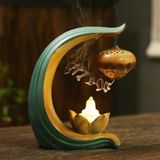  Thác Khói Xông Trầm Phật Thiền Trăng Sen Cao Cấp BKMECN-9789 