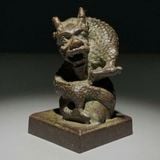  Ấn Đồng Rồng Cuốn Thủ Ấn Phong Thủy BKMECN-9792 