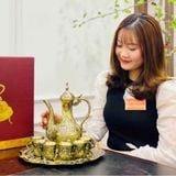  Bộ Ly Đồng Dát Vàng Kiểu Hoàng Gia BKMECN-9794 