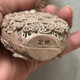  Hũ Bạc Sưu Tầm Khắc Bát Tiên bạc s925 BKMECN-9796 