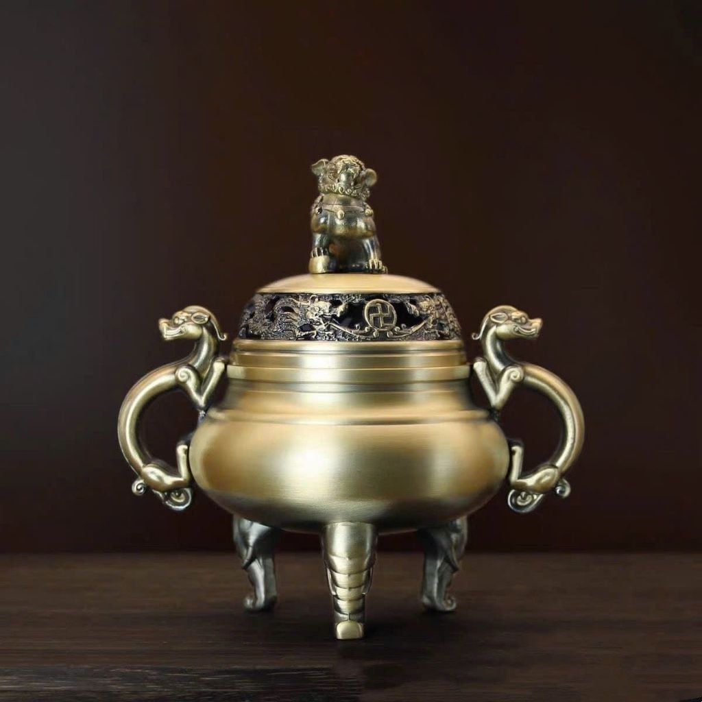  Xông Trầm Nghê Đồng 17cm BKMECN-9808 