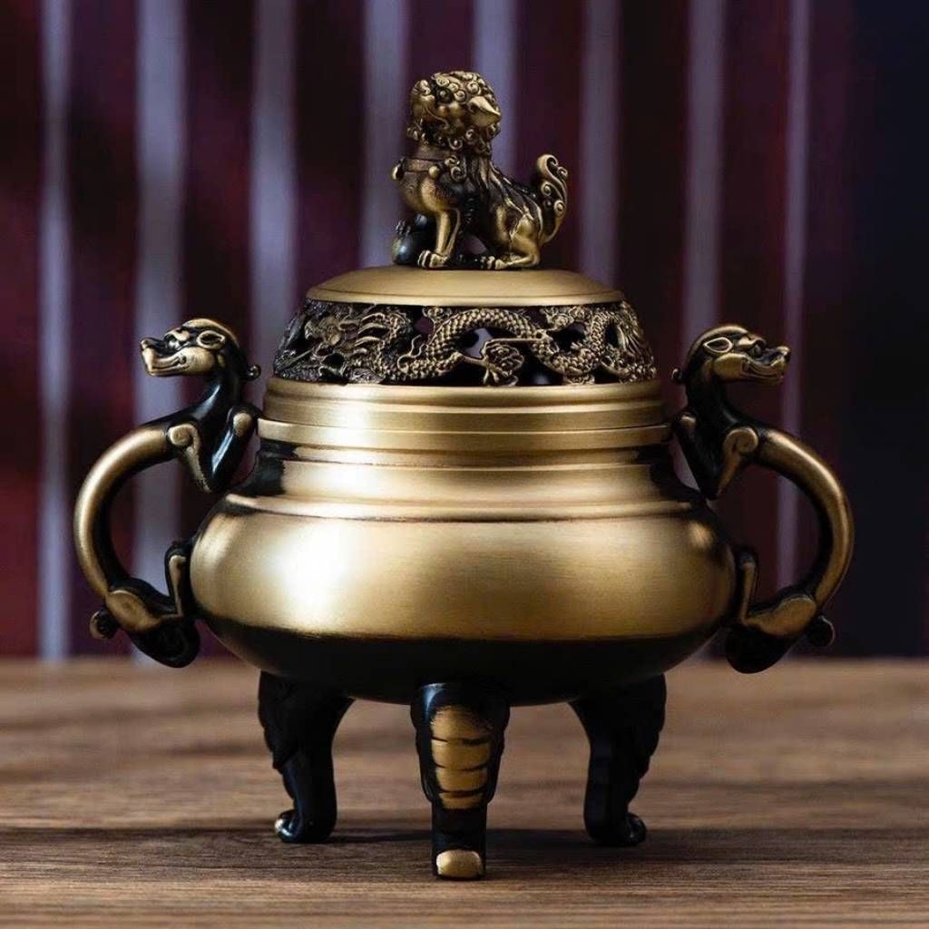  Xông Trầm Nghê Đồng 17cm BKMECN-9808 