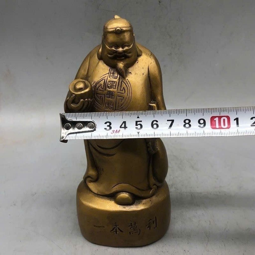  Tượng Đồng Quản Gia Giữ Tiền Vàng Sưu Tầm BKMECN-9831 