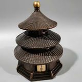  Tháp Đồng Sưu Tầm 3 Tầng Cao 15cm BKMECN-9844 