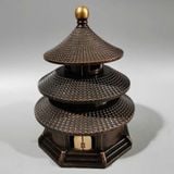  Tháp Đồng Sưu Tầm 3 Tầng Cao 15cm BKMECN-9844 