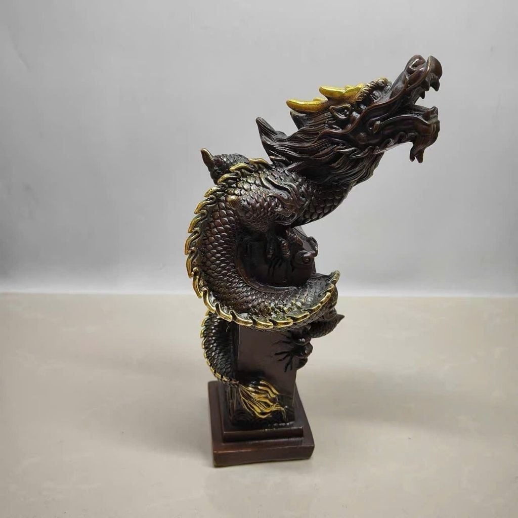  Ấn Rồng Sưu Tầm Đồng Mạ Vàng Cao Cấp BKMECN-9848 