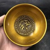  Bát Đồng Men Xanh Chạm Bát Tiên Sưu Tầm Cao Cấp BKMECN-9853 