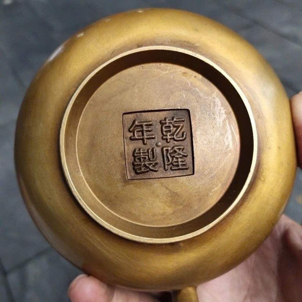  Ấm Trà Cụ Thọ Sưu Tầm Đồng Vàng  BKMECN-9858 