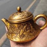  Ấm Trà Cụ Thọ Sưu Tầm Đồng Vàng  BKMECN-9858 