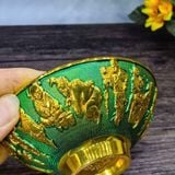  Bát Đồng Mạ Vàng Chạm Bách Nhi Sưu Tầm BKMECN-9860 
