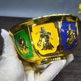  Bát Đồng Trúc Lâm Thất Hiền Mạ Vàng Cao Cấp BKMECN-9861 