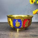  Bát Đồng Trúc Lâm Thất Hiền Mạ Vàng Cao Cấp BKMECN-9861 