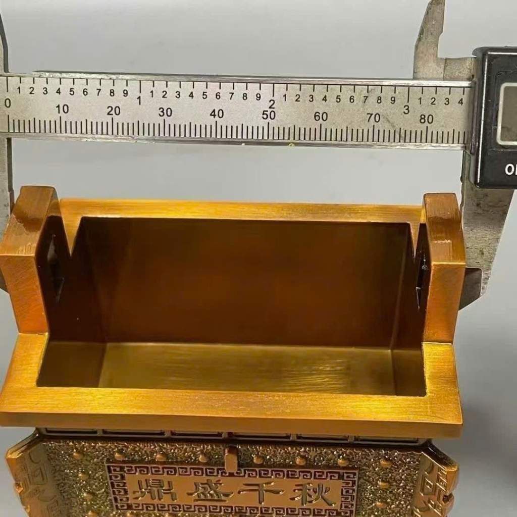  Lư Hương Đồng Vàng Chữ Đỉnh Thịnh Thiên Thu