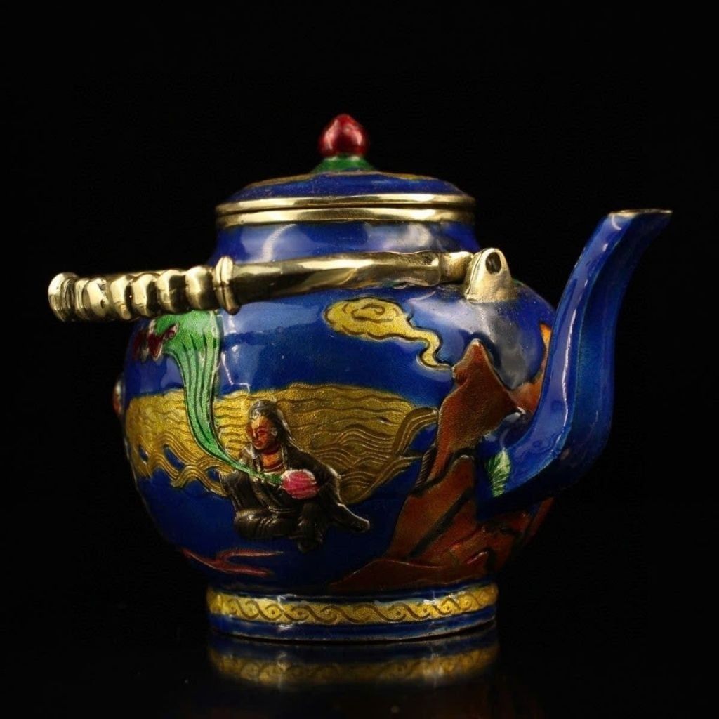  Ấm Đồng Pháp Lam Cao Cấp BKMECN-9867 