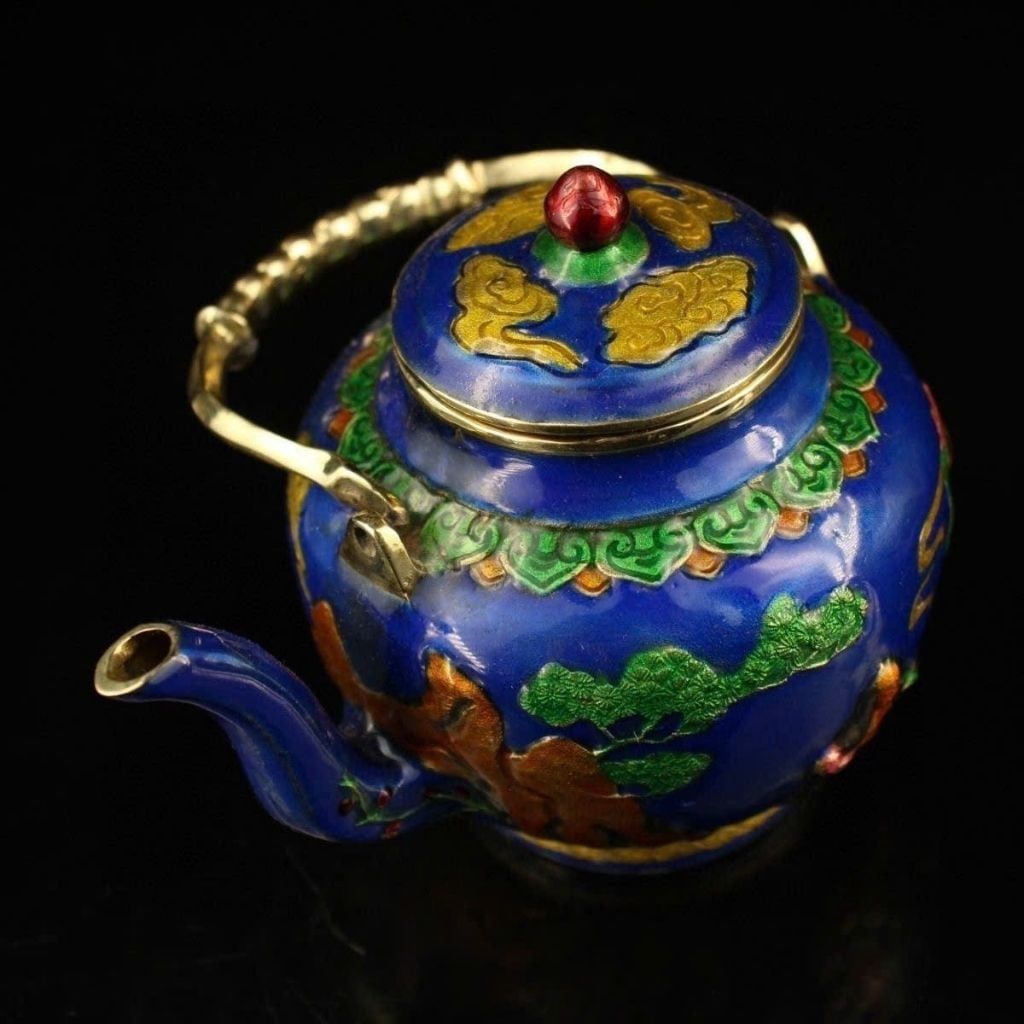  Ấm Đồng Pháp Lam Cao Cấp BKMECN-9867 