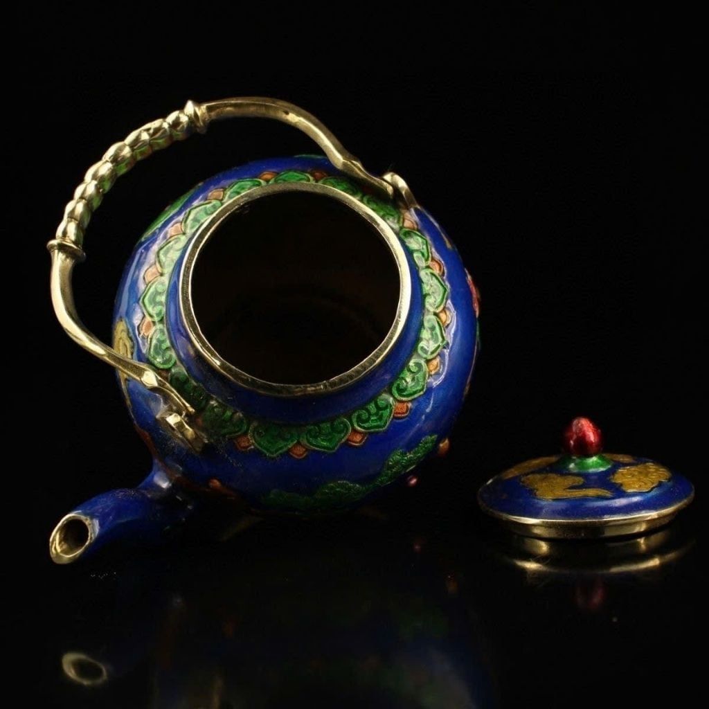  Ấm Đồng Pháp Lam Cao Cấp BKMECN-9867 