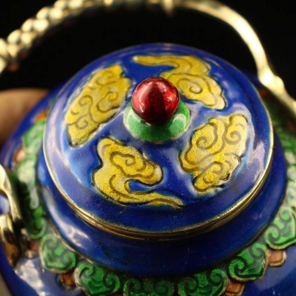  Ấm Đồng Pháp Lam Cao Cấp BKMECN-9867 