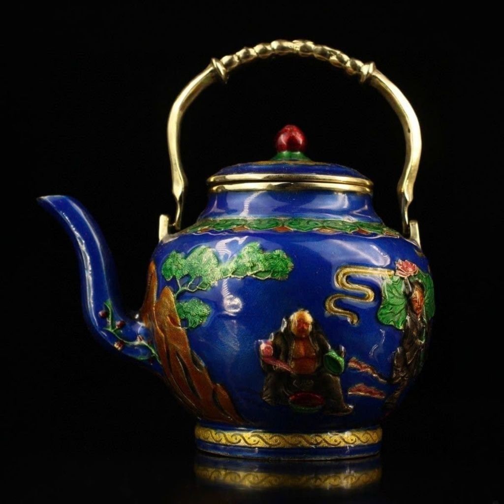  Ấm Đồng Pháp Lam Cao Cấp BKMECN-9867 