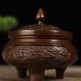  Lư Trầm Đồng Chạm Rồng Tùng Sưu Tầm BKMECN-9873 