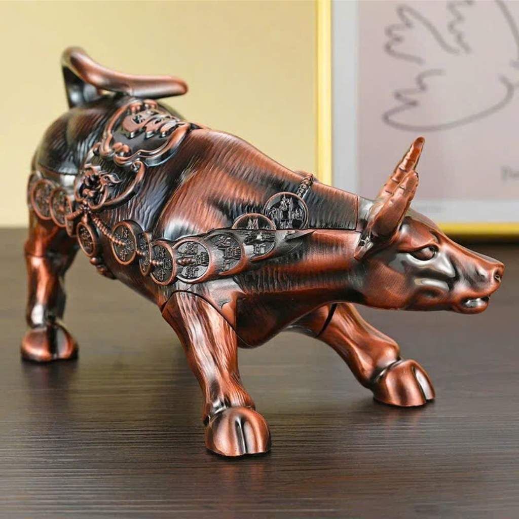  Gạt Tàn Trâu Đồng Phong Thủy Cao Cấp BKMECN-9886 