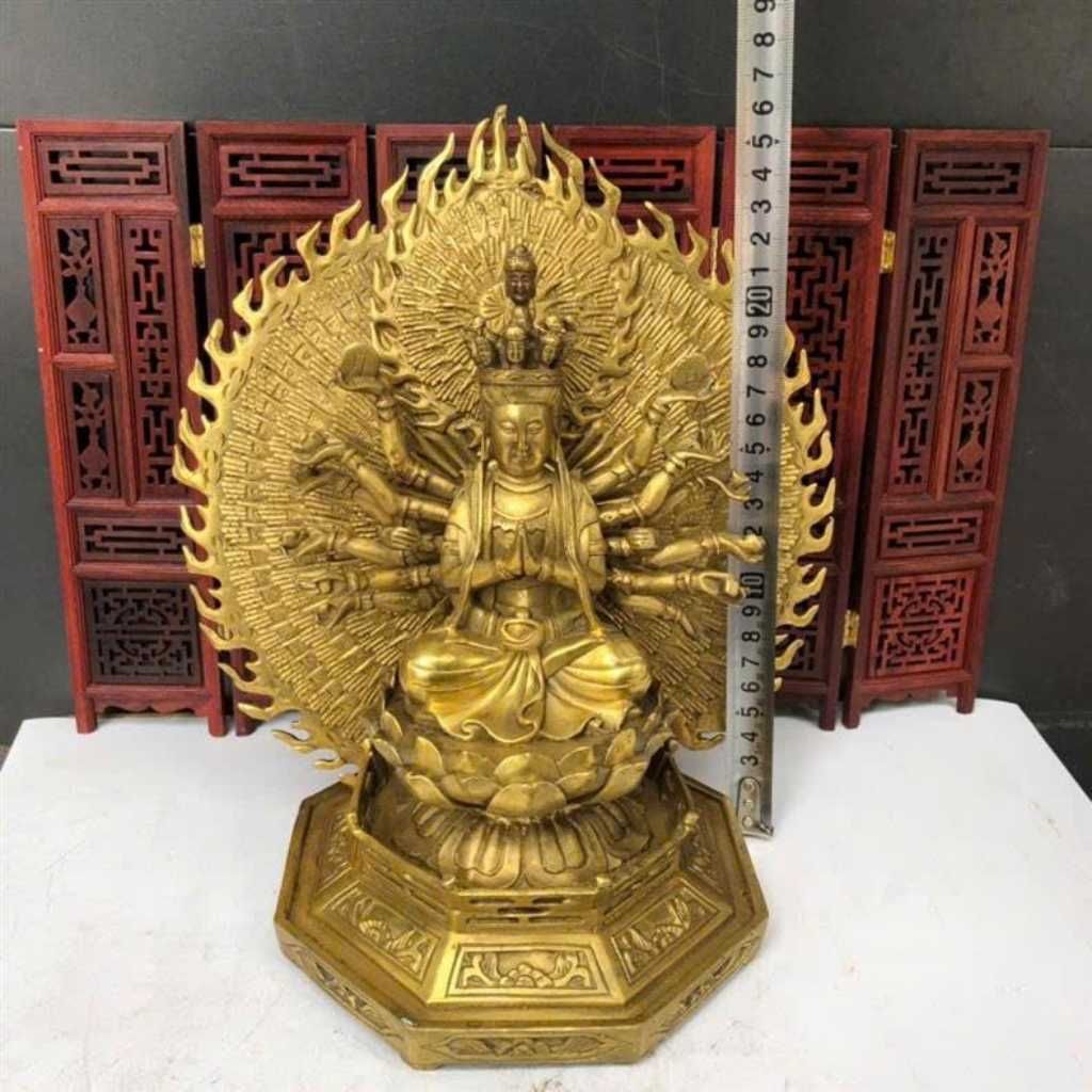  Tượng Quan Âm Phật Bà Nghìn Mắt Nghìn Tay Cao 26cm BKMECN-9888 