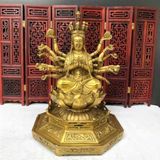  Tượng Quan Âm Phật Bà Nghìn Mắt Nghìn Tay Cao 26cm BKMECN-9888 