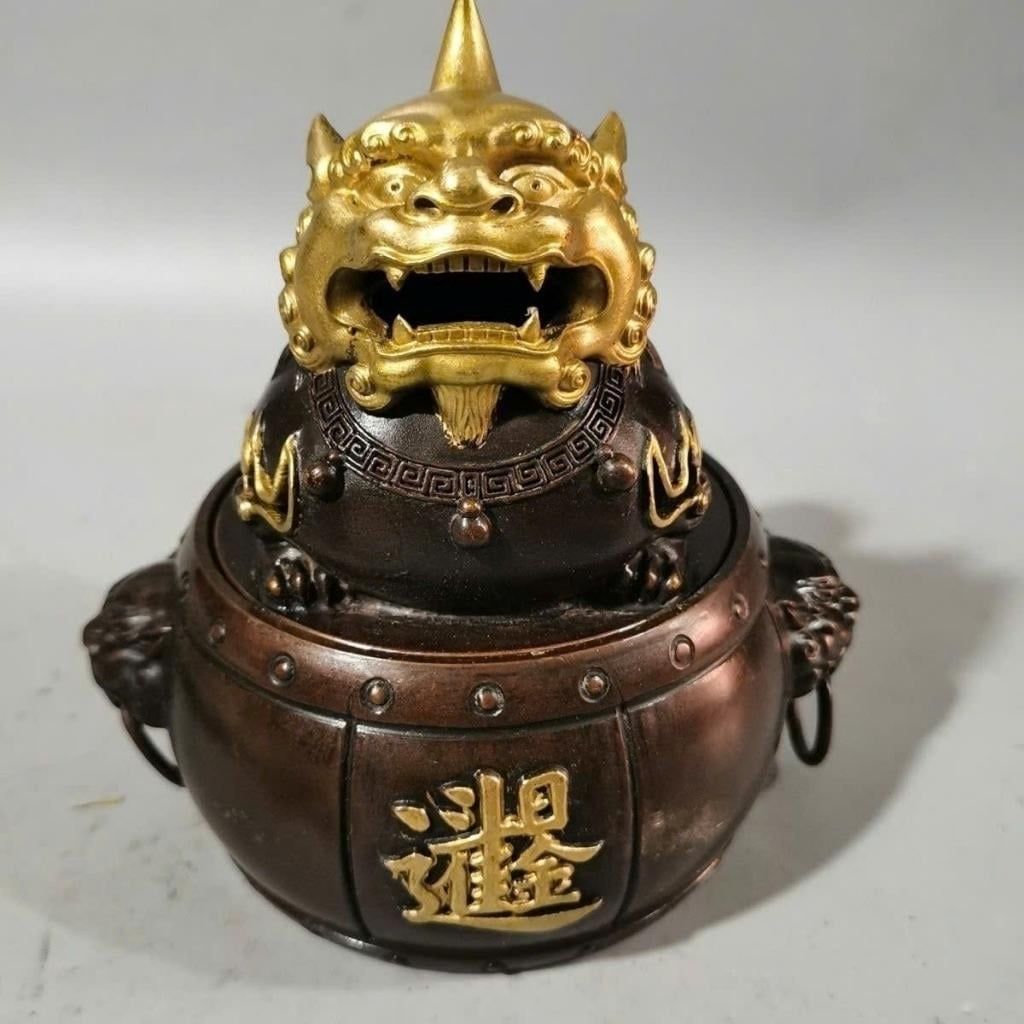  Lư Tỳ Hưu Đồng Thau Cao 12cm BKMECN-9894 