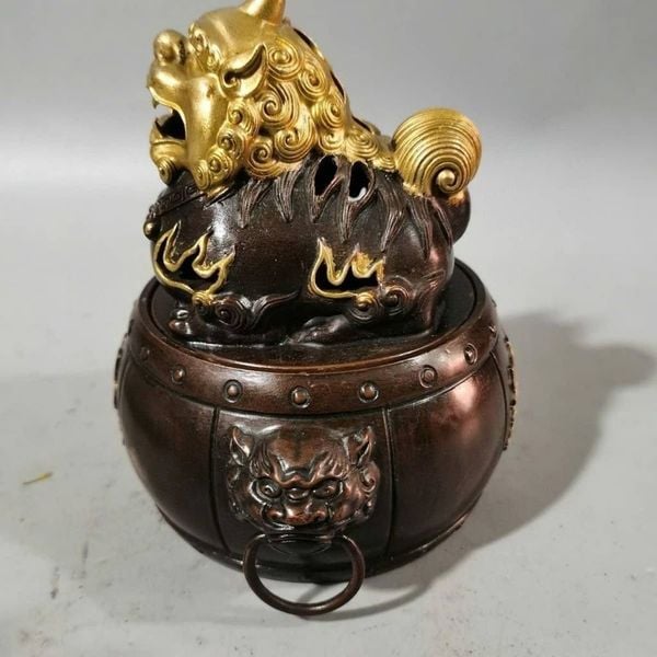  Lư Tỳ Hưu Đồng Thau Cao 12cm BKMECN-9894 