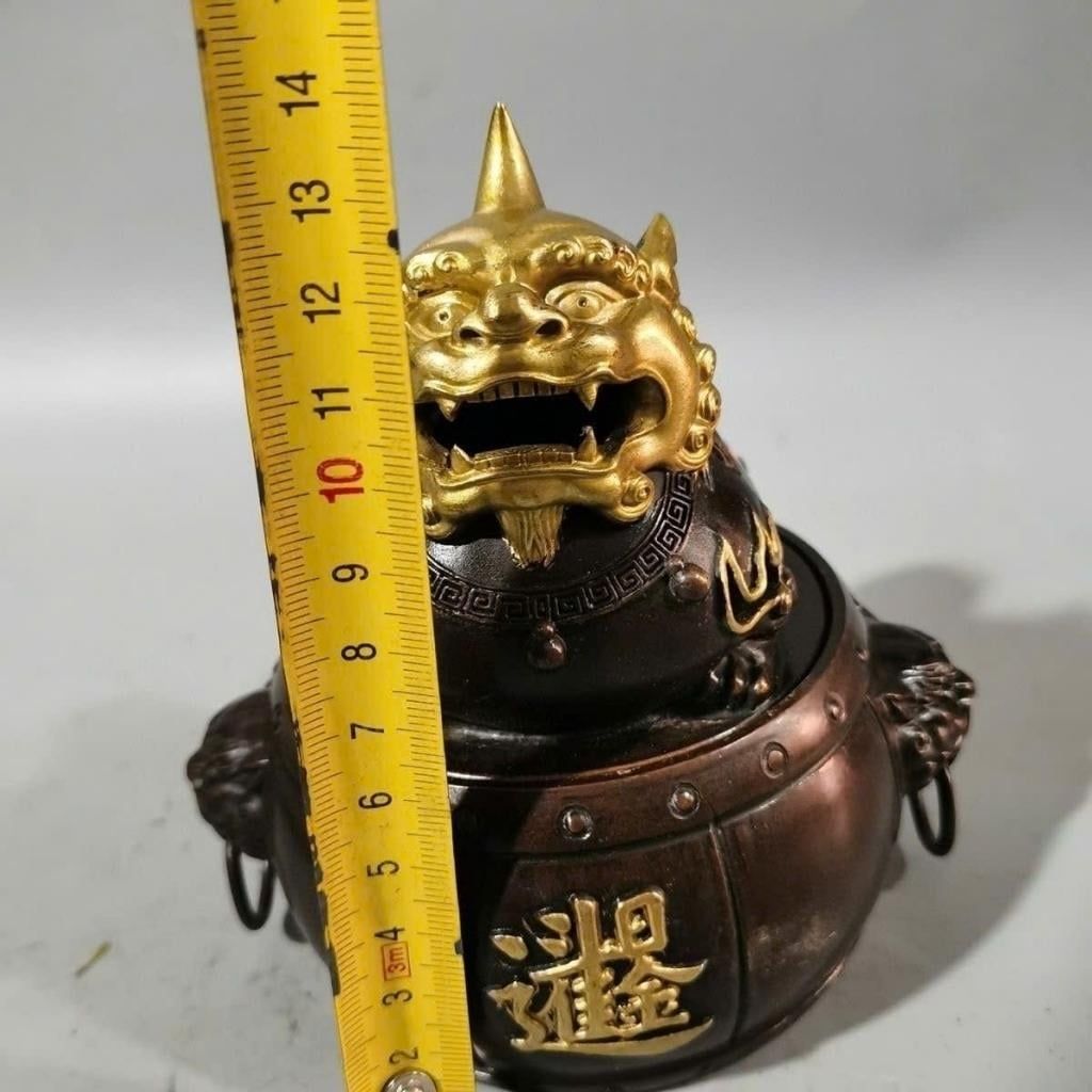  Lư Tỳ Hưu Đồng Thau Cao 12cm BKMECN-9894 
