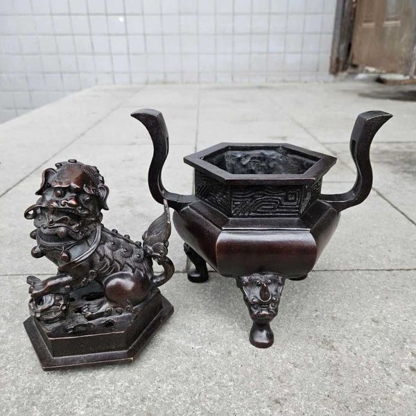  Lư Trầm Lân Vờn Cầu Đồng Cao Cấp BKMECN-9896 