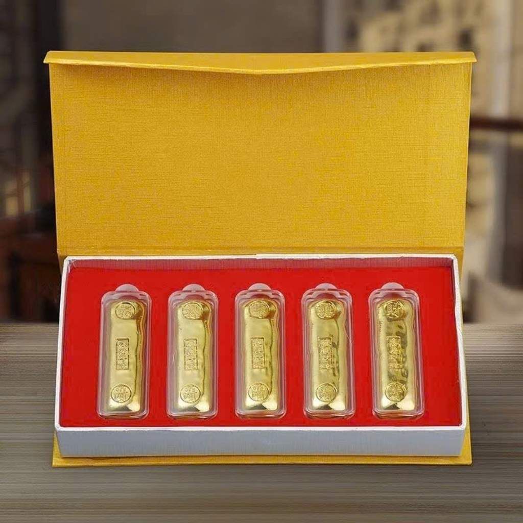 Bộ 5 Thỏi Vàng Kim Bảo Chiêu Tài Tiến Bảo BKMECN-9909 