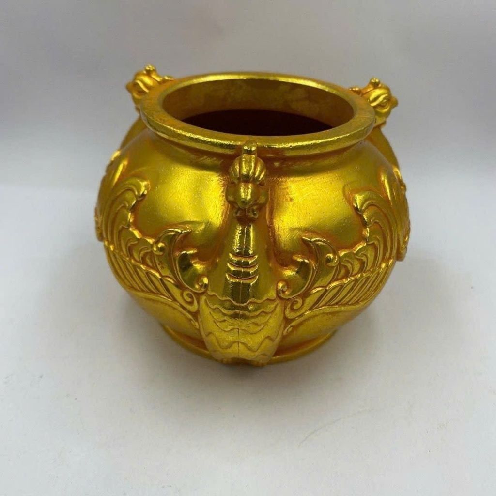  Hũ Phượng Hoàng Mạ Vàng Cao Cấp Sưu Tầm BKMECN-9918 