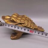  Tượng Cóc Thiềm Thừ Bằng Đồng Chiêu Tài  BKMECN-9926 